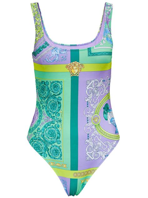 versace swimsuit one-piece|versace bikini top.